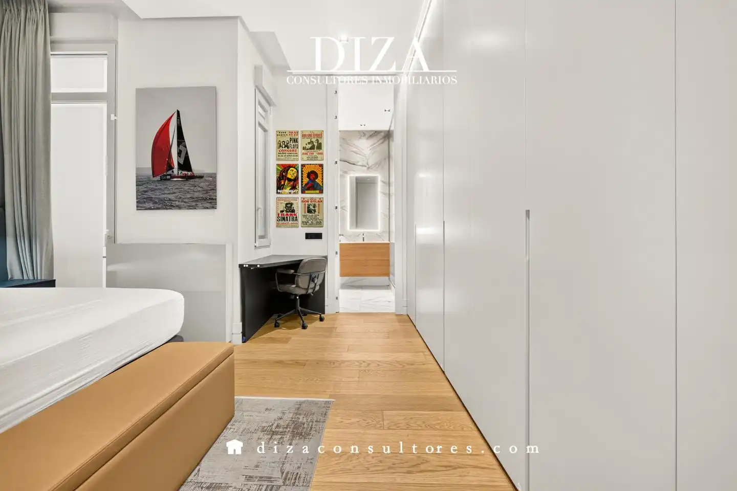 Bedroom of Ground floor for rent in Madrid  with Air Conditioner and Furnished