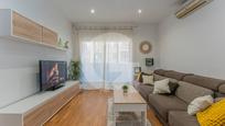 Living room of Flat for sale in Cornellà de Llobregat  with Air Conditioner, Parquet flooring and Terrace