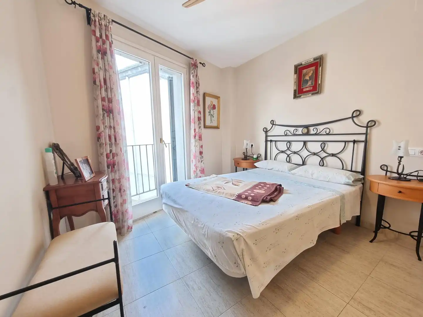 Schlafzimmer von Maisonette zum Verkauf in Tossa de Mar mit Heizung und Balkon