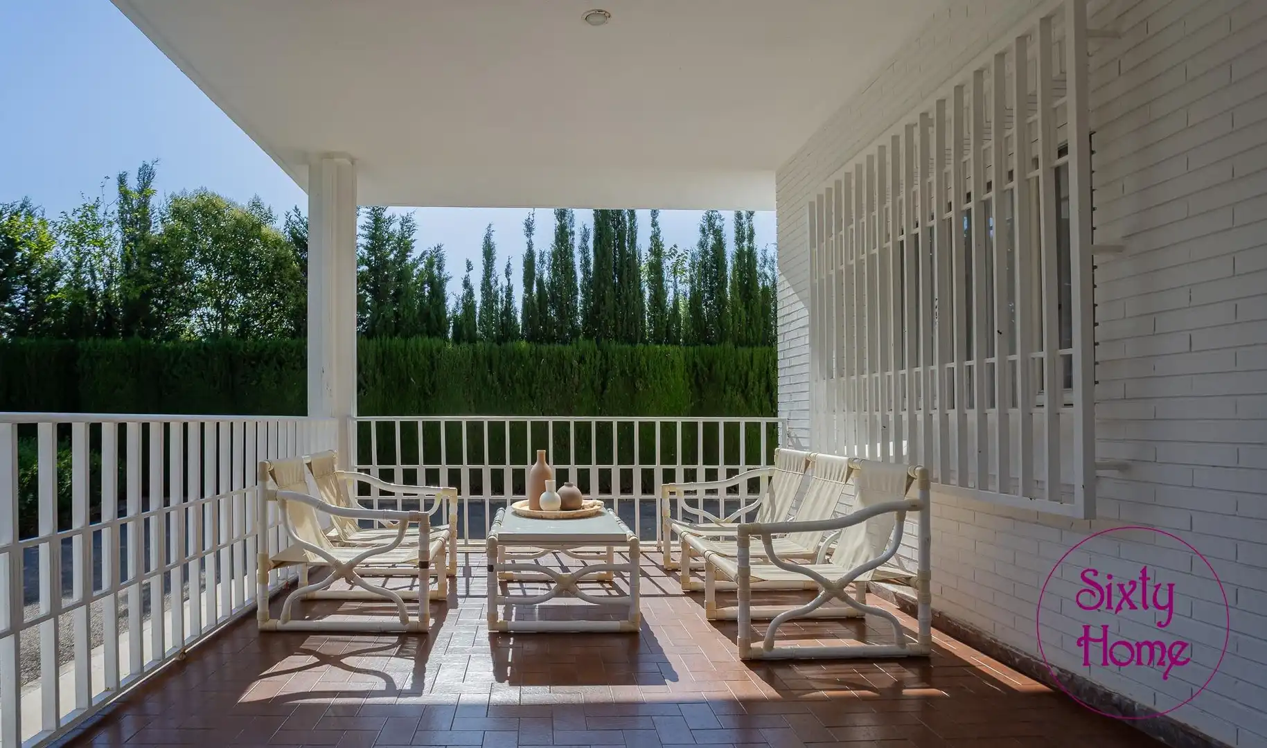 Terrassa de Casa o xalet en venda en Zaragoza amb Aire condicionat, Calefacció i Jardí privat