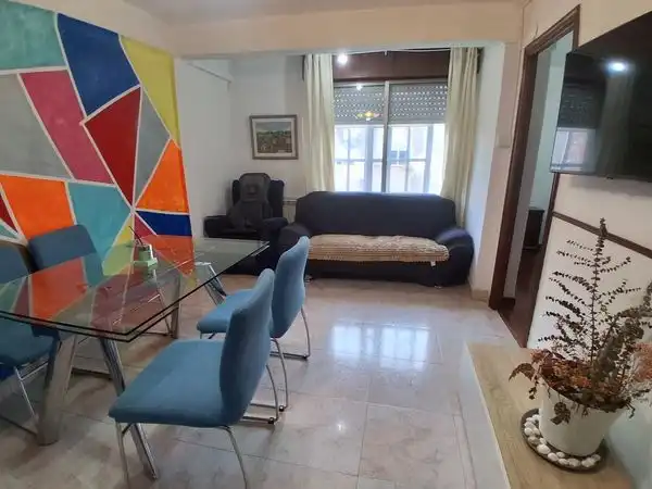 Sala de estar de Piso en venta en Vigo  con Calefacción, Trastero y Amueblado