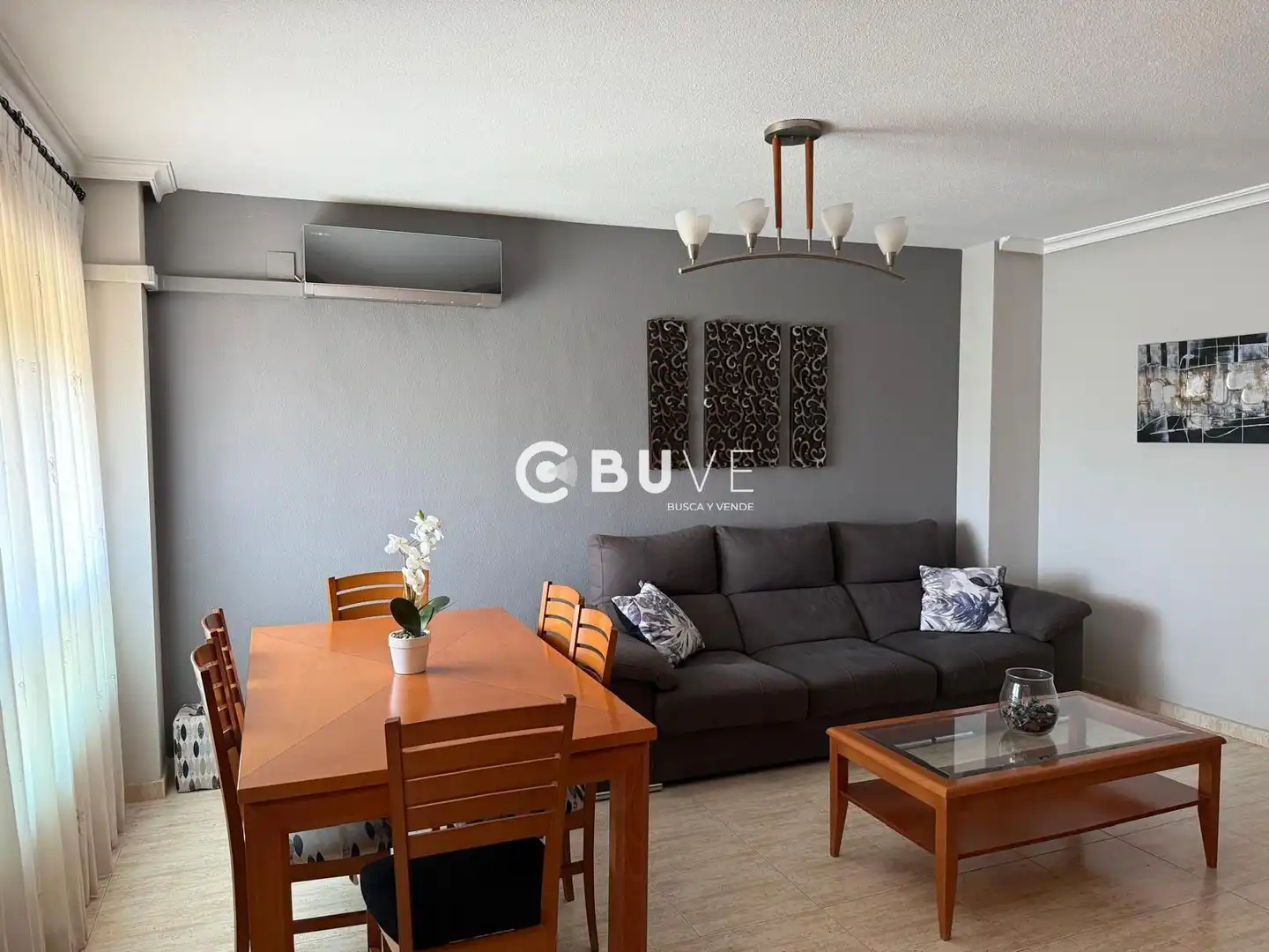 Living room of Houses for sale in San Vicente del Raspeig / Sant Vicent del Raspeig  with Air Conditioner, Heating and Swimming Pool