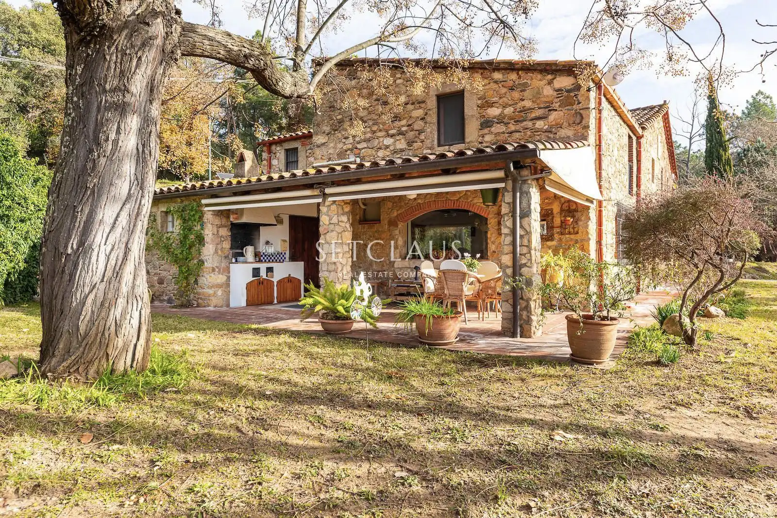 Vista exterior de Finca rústica en venda en Sant Feliu de Buixalleu amb Aire condicionat, Calefacció i Terrassa