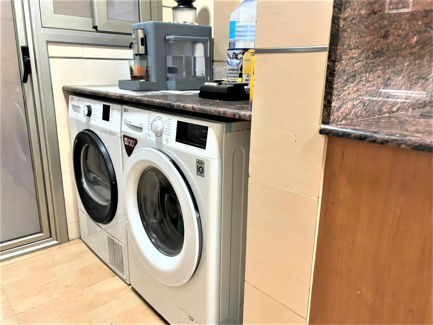 Kitchen of Flat for sale in Terrassa  with Heating and Parquet flooring