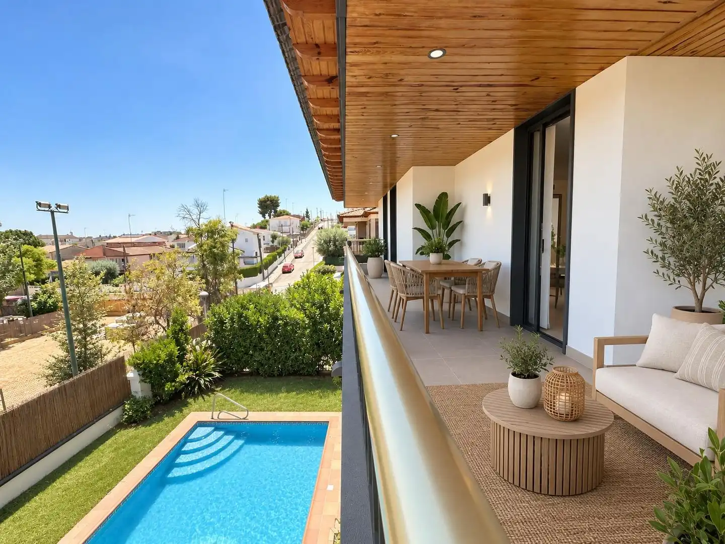 Terrace of Houses for sale in Cunit  with Air Conditioner, Private garden and Terrace