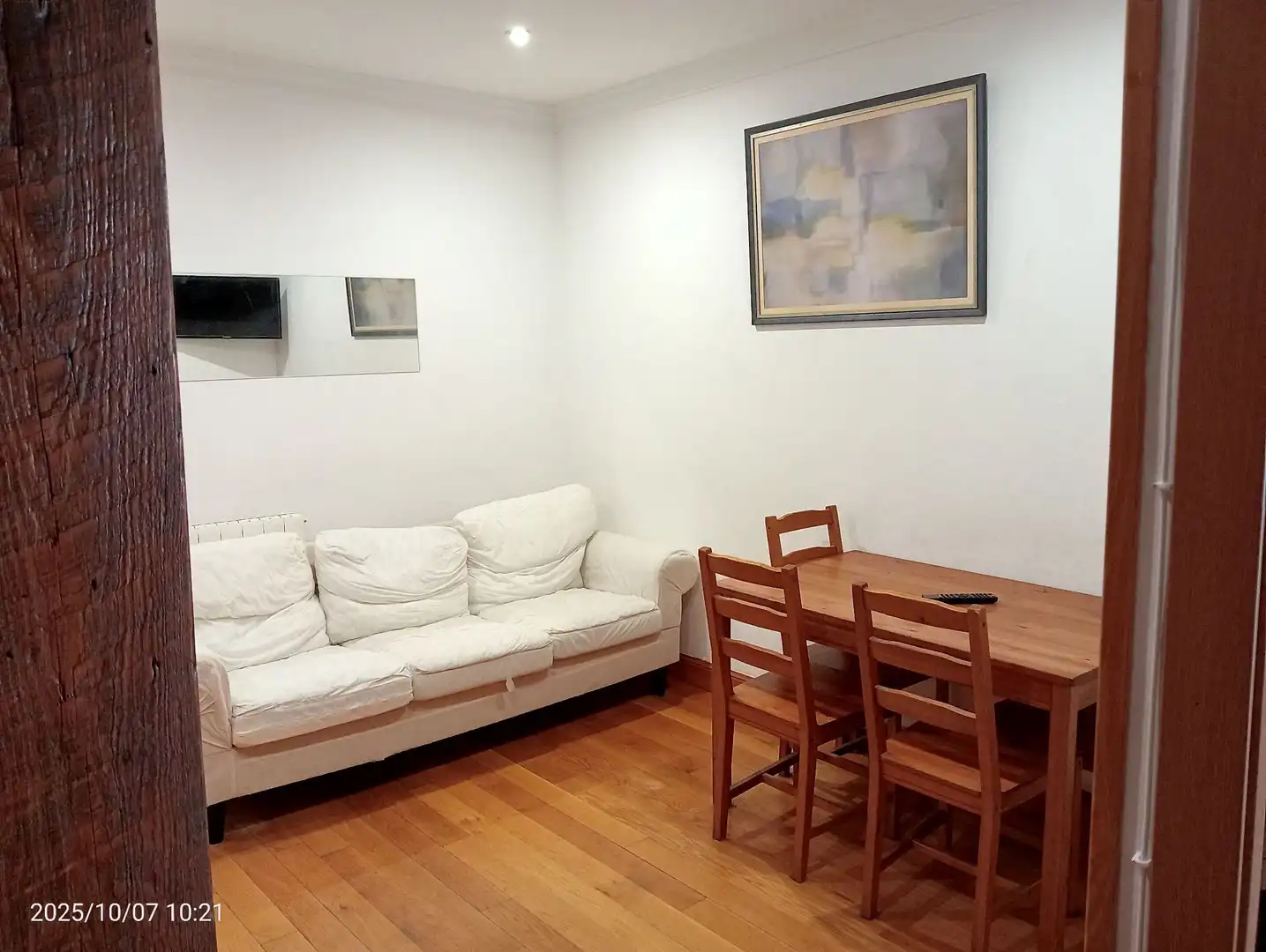 Sala d'estar de Pis de lloguer en Donostia - San Sebastián  amb Calefacció