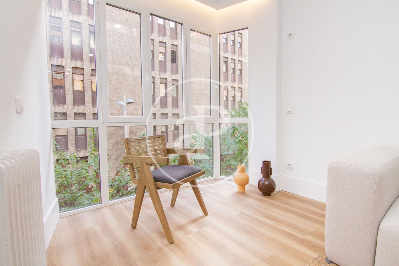 Exterior view of Flat to rent in  Madrid Capital  with Air Conditioner, Heating and Furnished