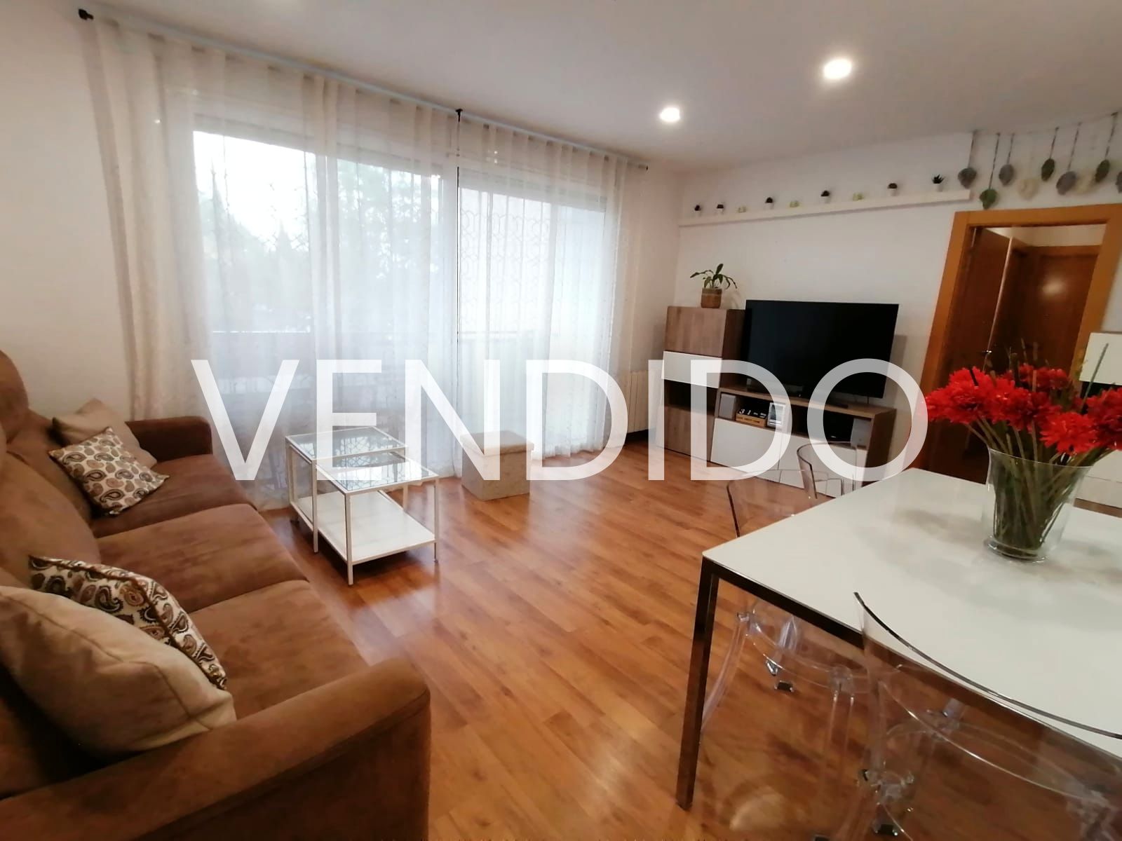 Sala d'estar de Pis en venda en Sant Quirze del Vallès amb Aire condicionat, Calefacció i Parquet