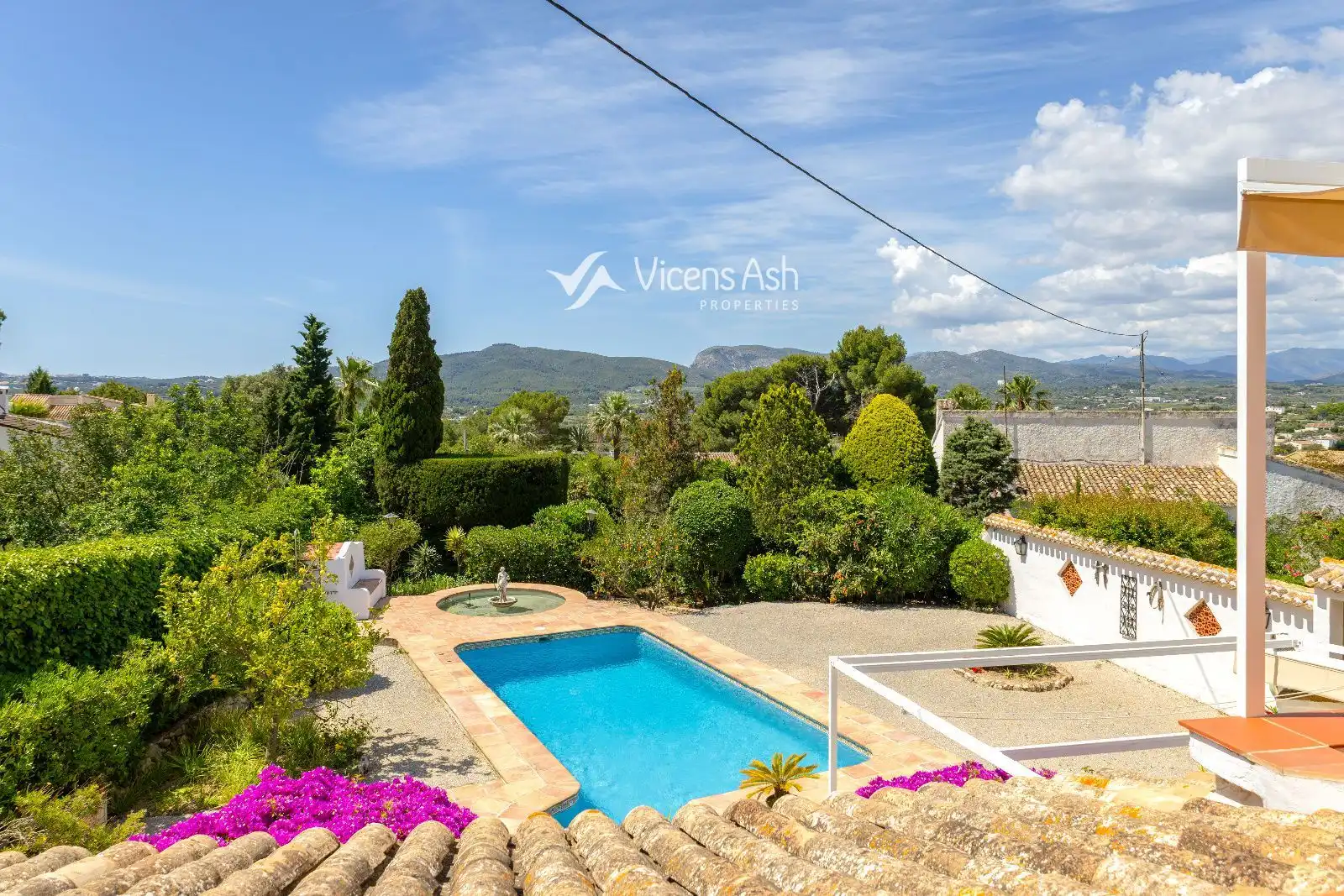 Garden of Houses for sale in Jávea / Xàbia  with Storage room, Swimming Pool and Furnished