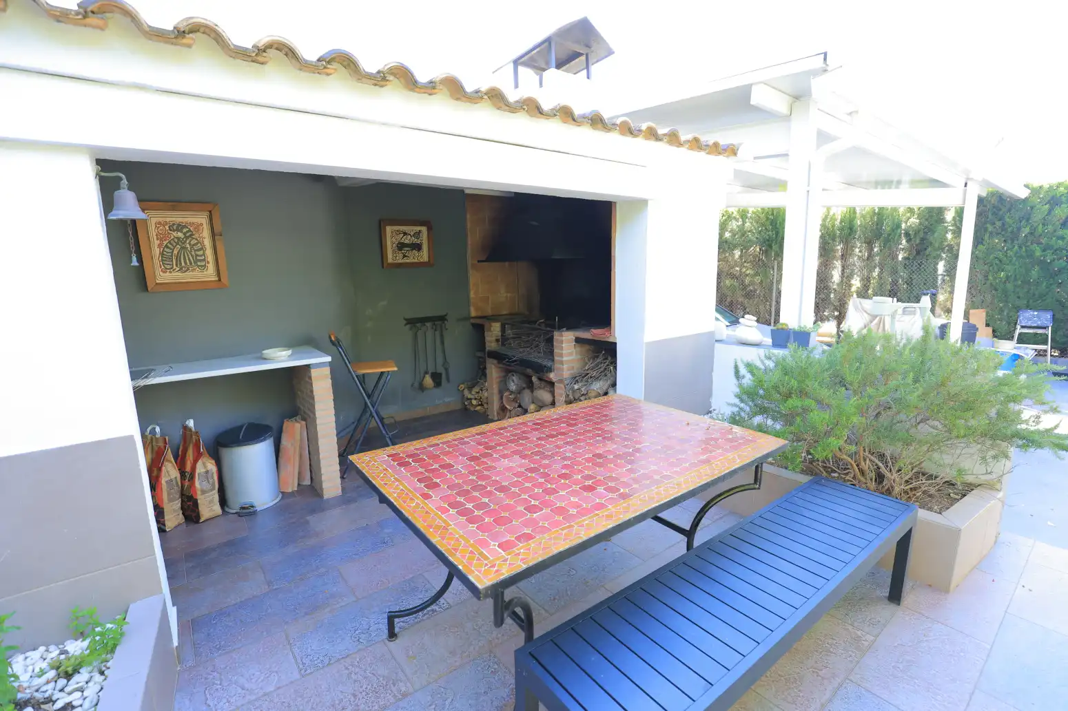 Terrassa de Casa o xalet en venda en L'Eliana amb Aire condicionat, Jardí privat i Traster