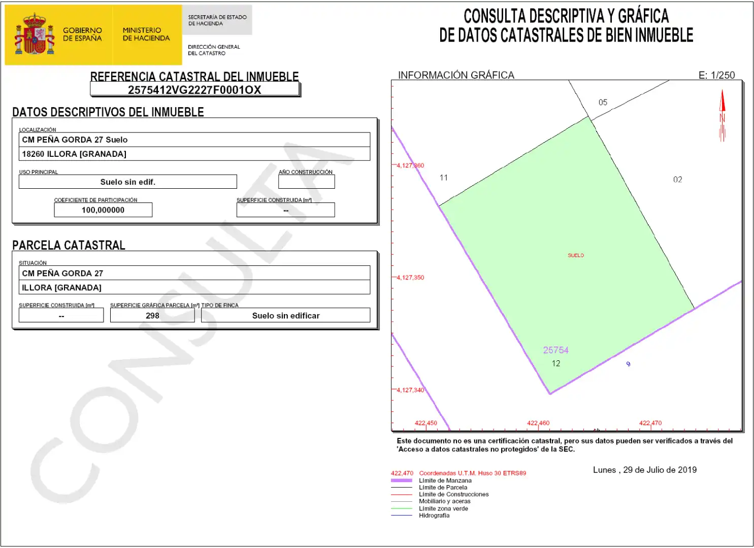 Residential land for sale in Íllora, imagen 8