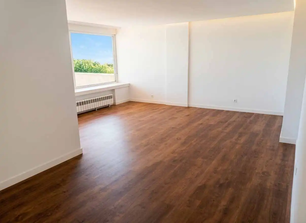 Sala d'estar de Casa adosada de lloguer en La Moraleja amb Calefacció, Jardí privat i Terrassa