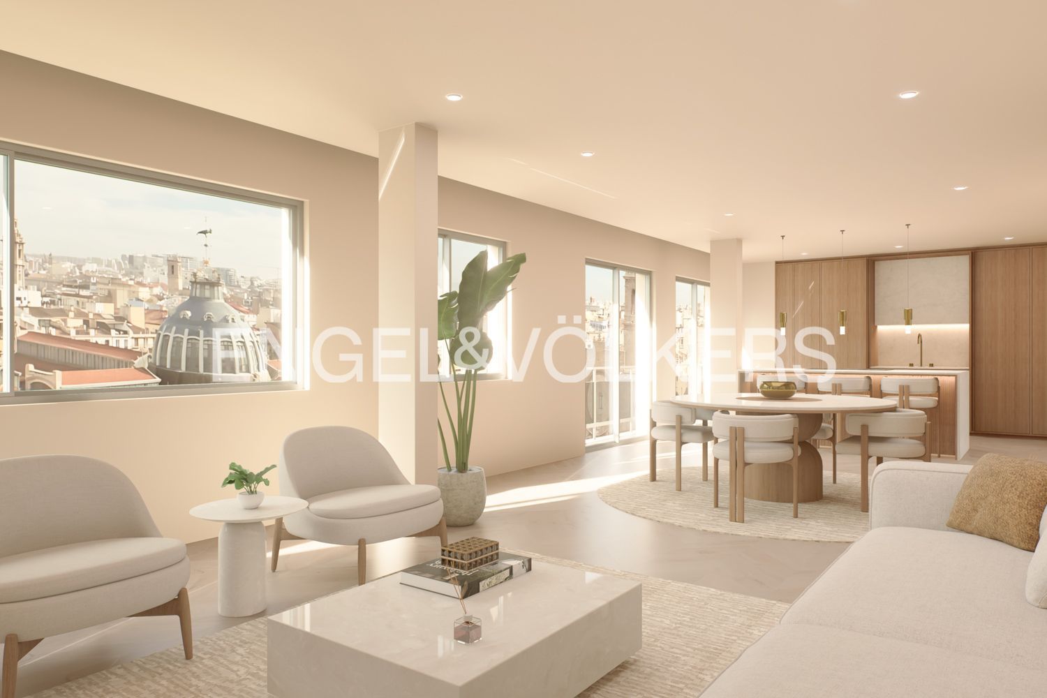 Living room of Apartment for sale in  Valencia Capital  with Air Conditioner, Heating and Parquet flooring