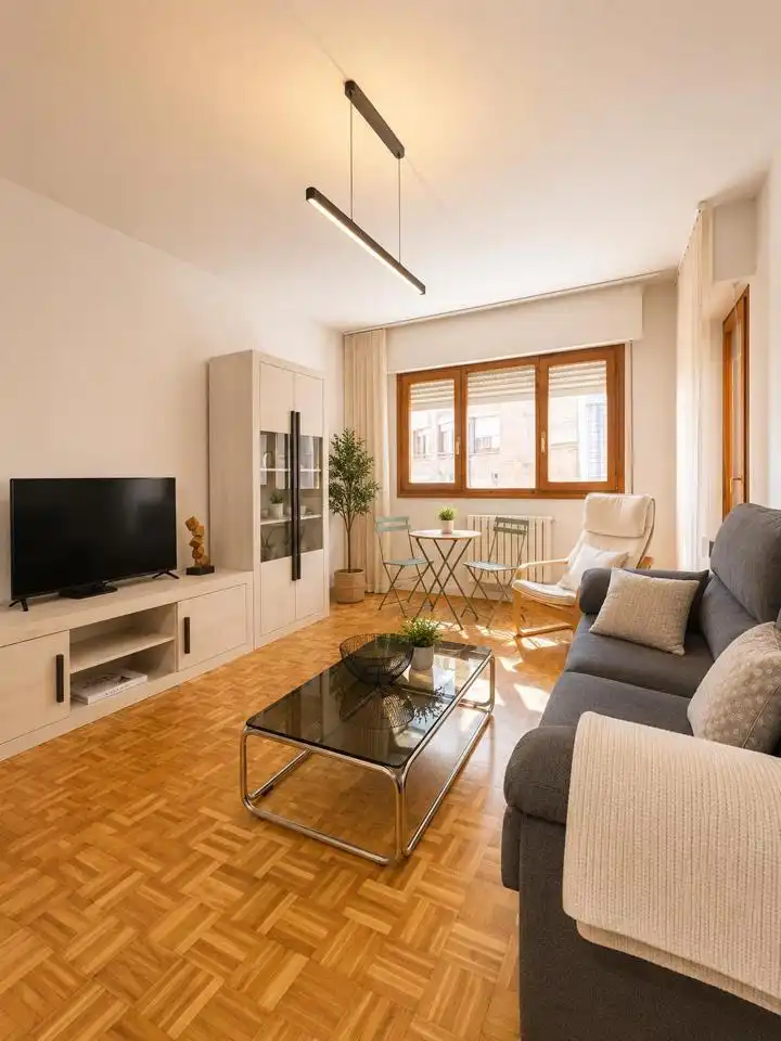 Wohnzimmer von Wohnung zur Miete in Segovia mit Heizung, Terrasse und Möbliert