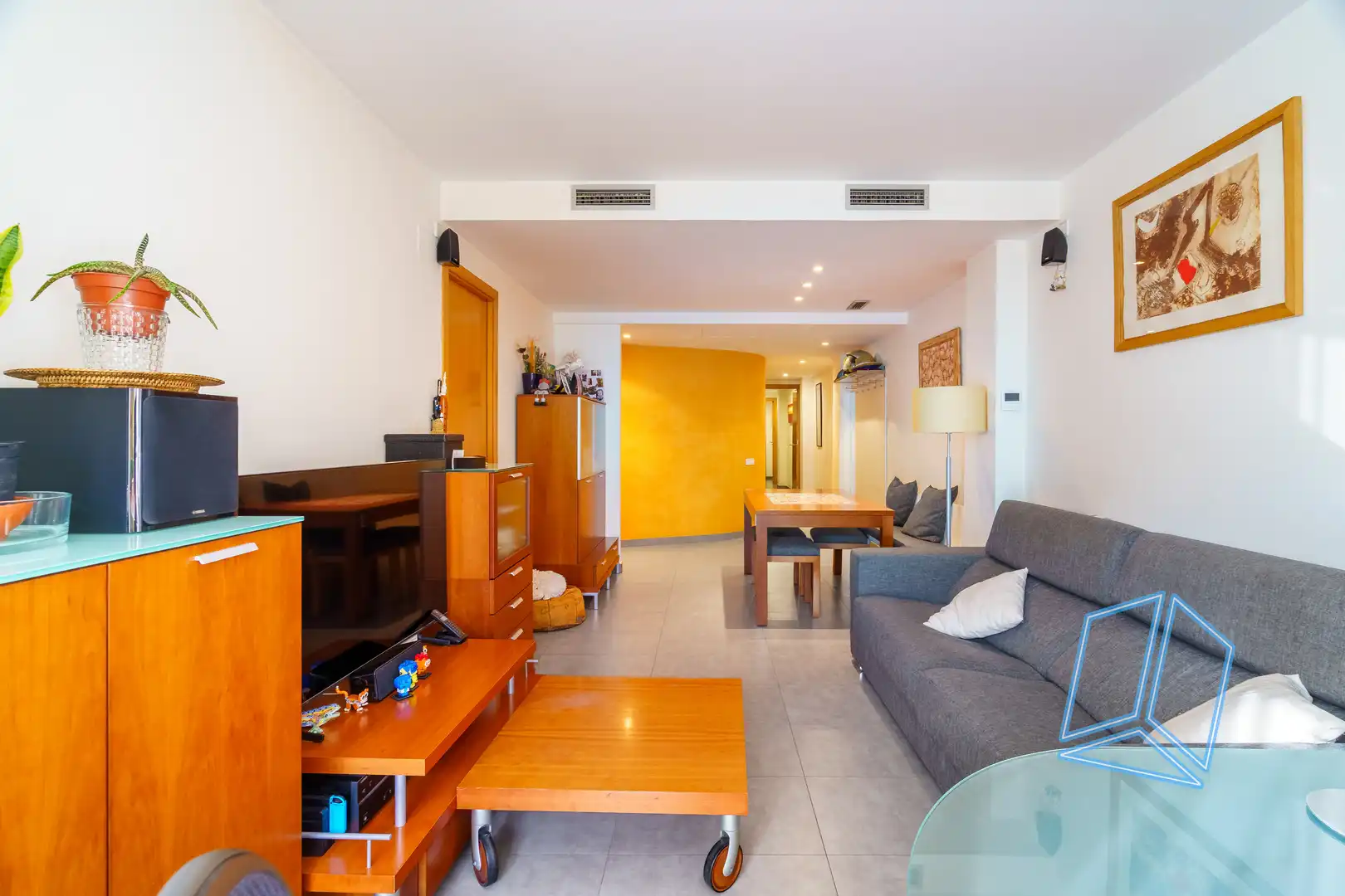 Sala de estar de Piso en venta en Barcelona con Calefacción