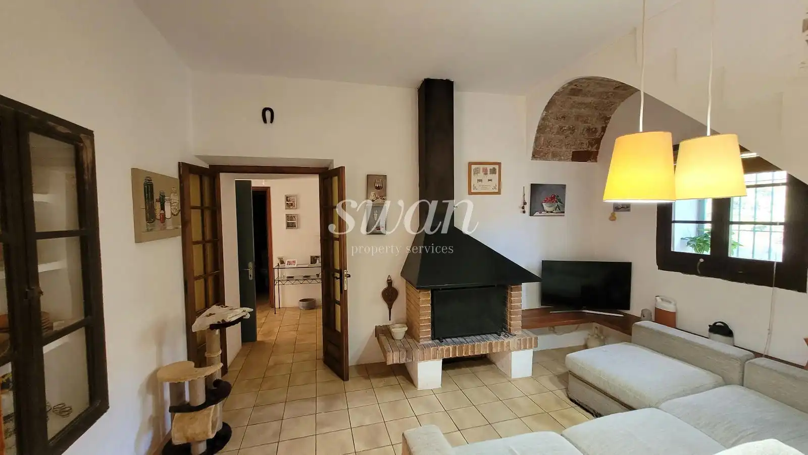 Sala de estar de Casa o chalet en venta en Cabrera de Mar con Trastero
