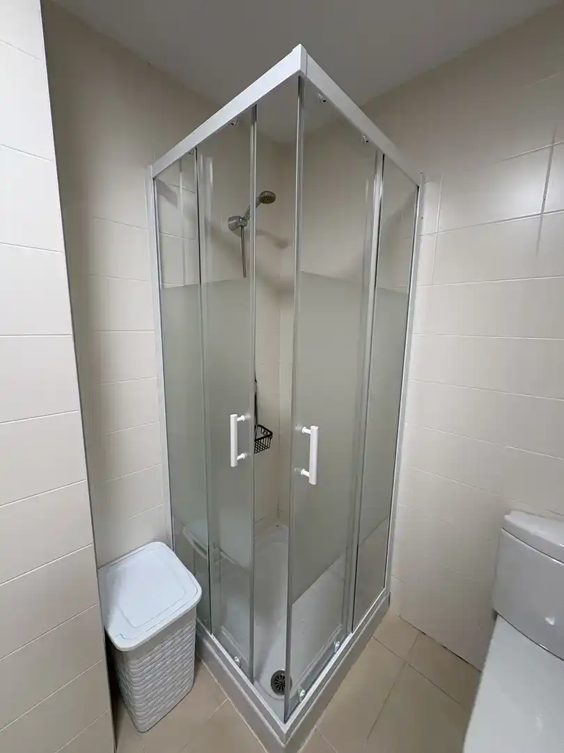Badezimmer von Wohnung zur Miete in Carboneras mit Klimaanlage, Schwimmbad und Möbliert