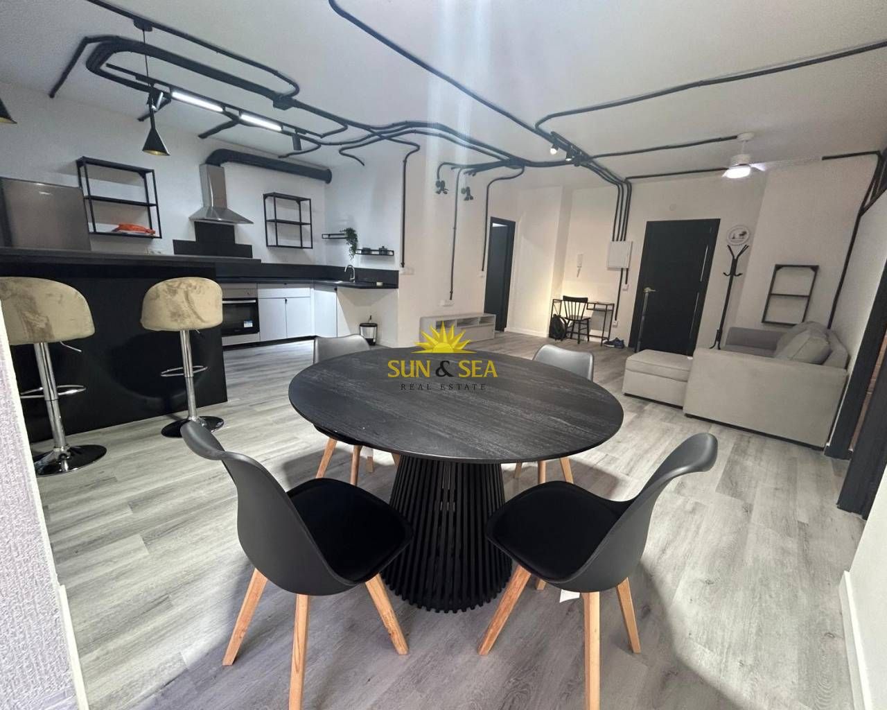 Dining room of Apartment to rent in Molina de Segura  with Heating, Furnished and Oven