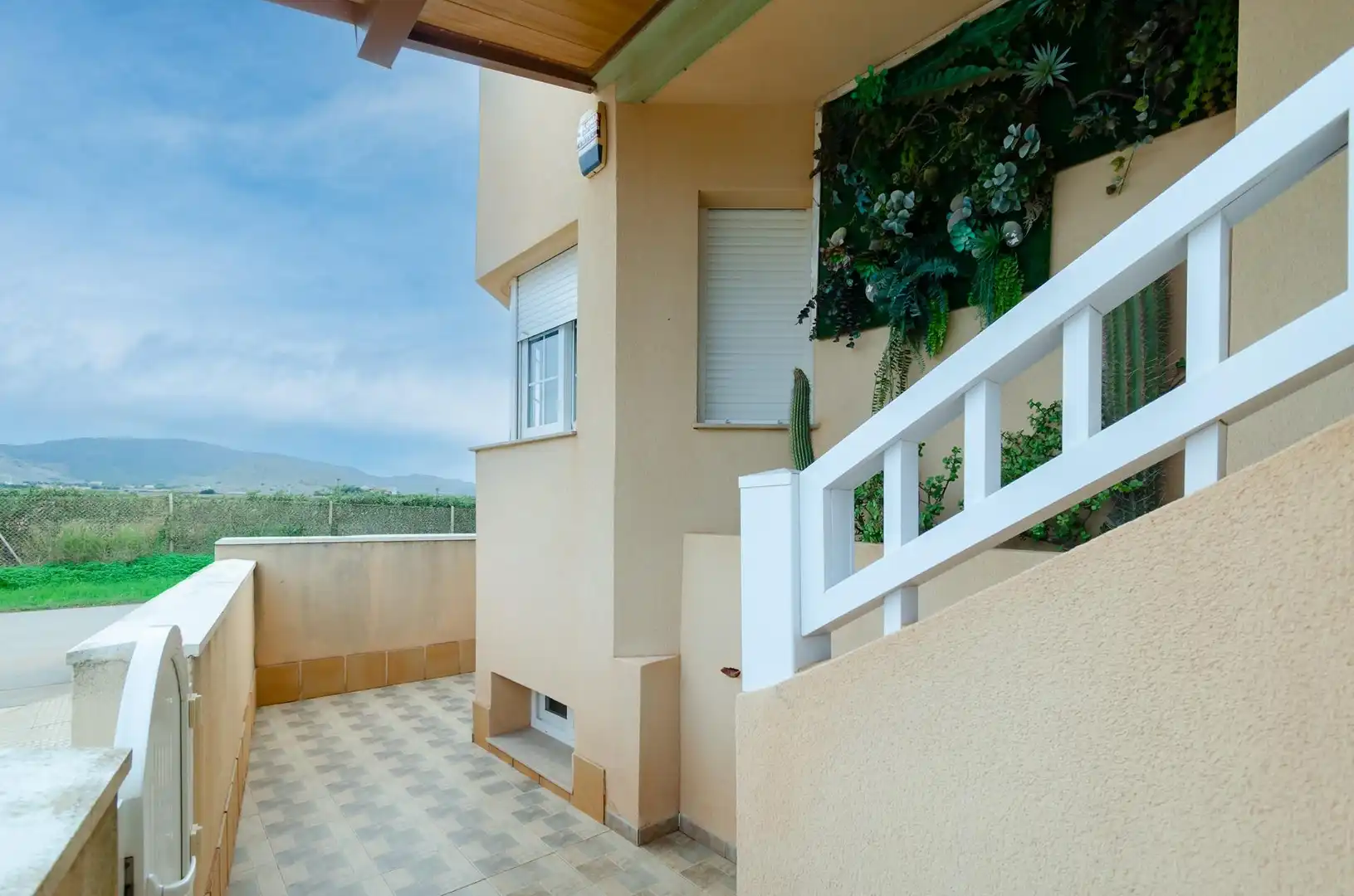 Balcony of Houses for sale in Cartagena  with Heating, Private garden and Terrace