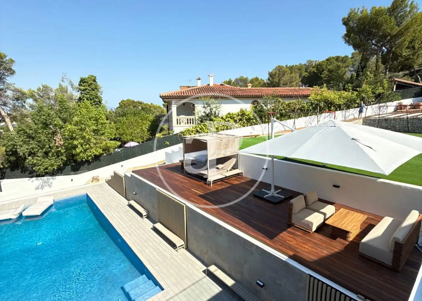 Terraza de Casa o chalet de alquiler en Calvià con Aire acondicionado, Calefacción y Jardín privado