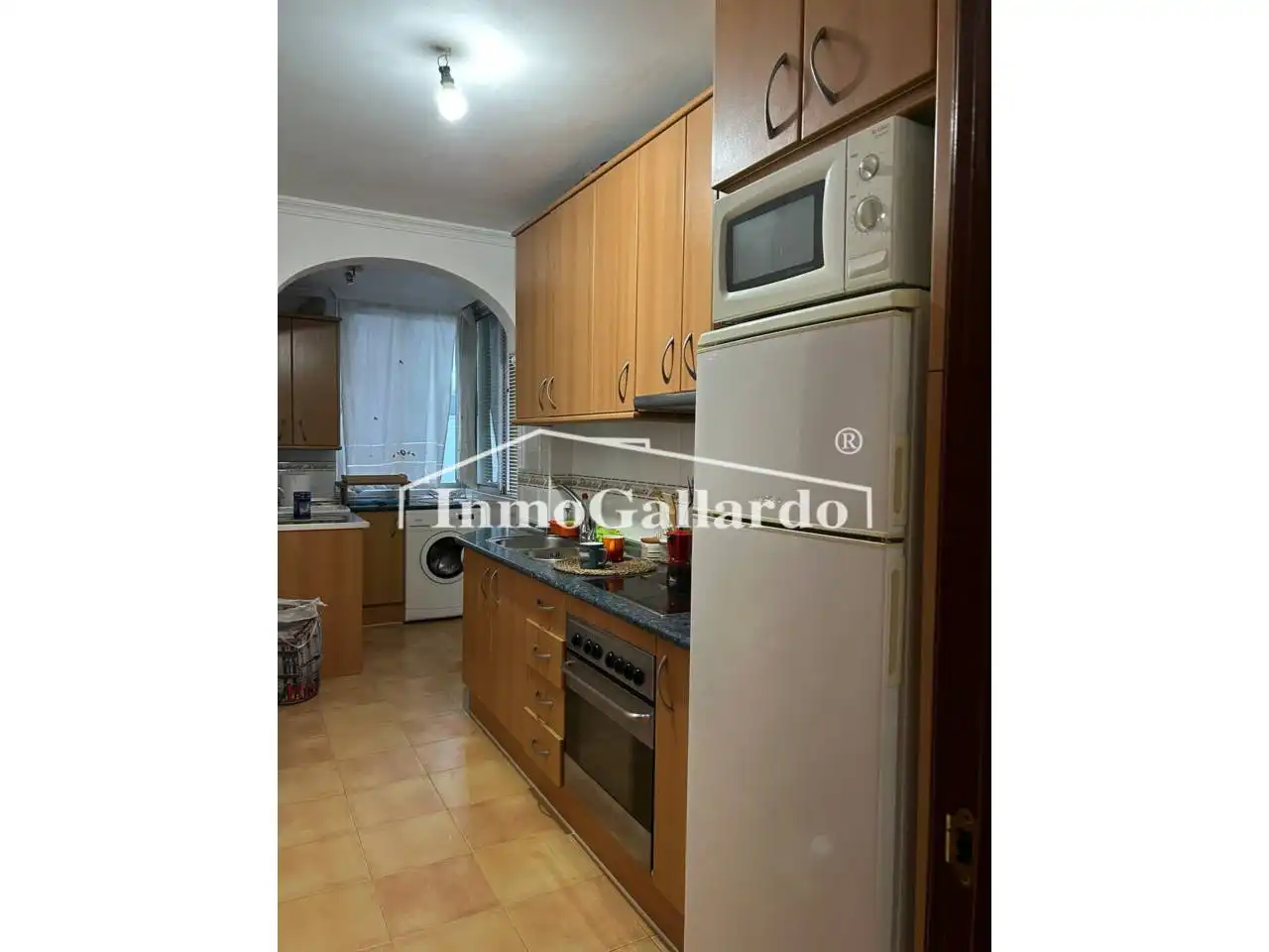 Cocina de Piso en venta en Rincón de la Victoria con Terraza y Piscina comunitaria