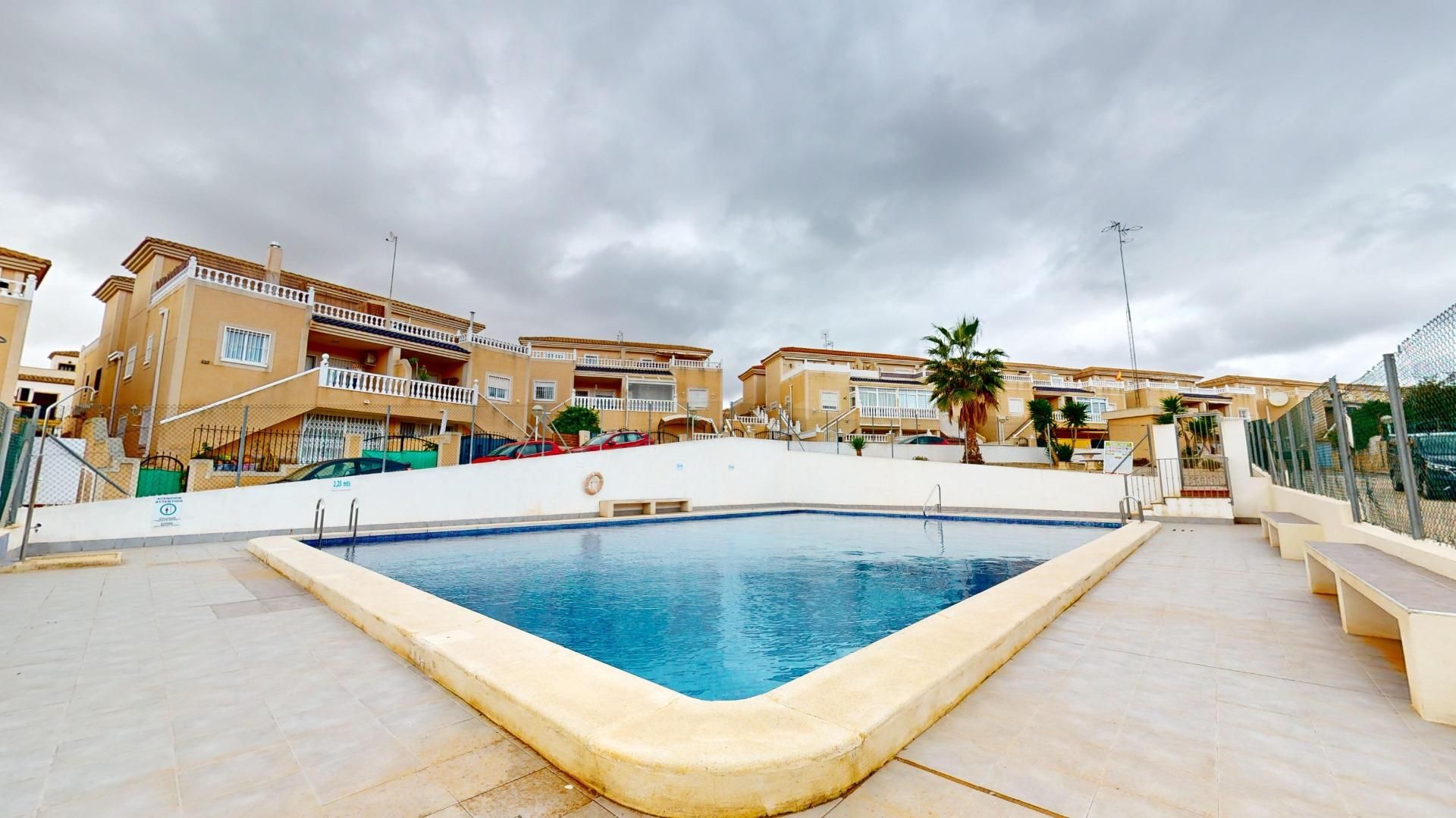 Swimming pool of Apartment for sale in Pilar de la Horadada  with Air Conditioner, Private garden and Terrace