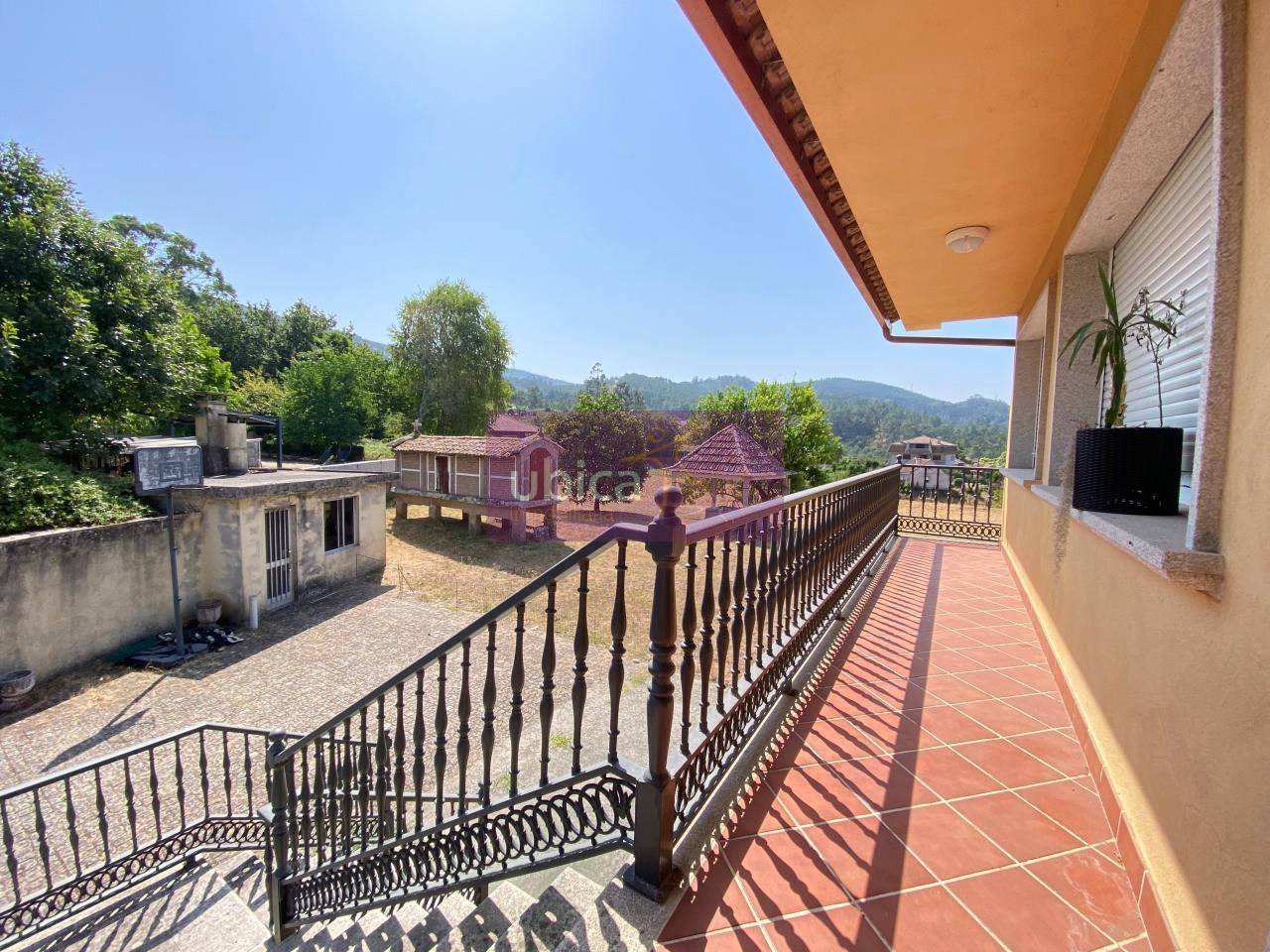 Terrassa de Casa o xalet en venda en O Porriño   amb Calefacció, Jardí privat i Parquet