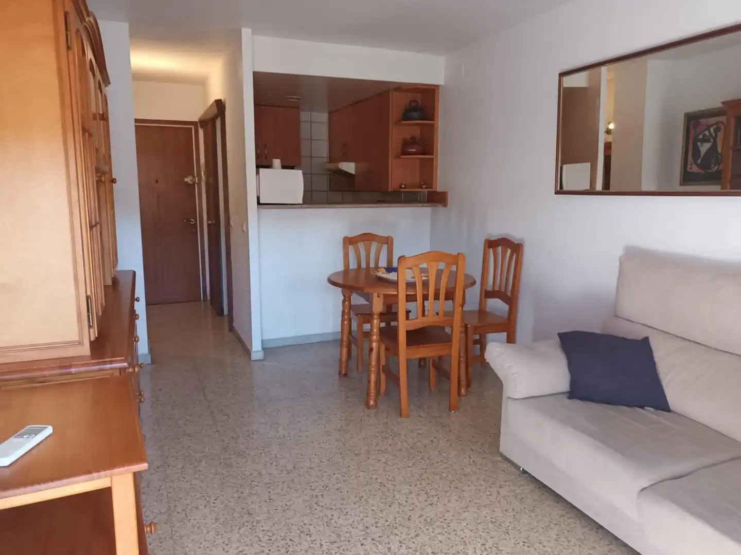 Sala de estar de Piso en venta en Figueres con Aire acondicionado, Calefacción y Terraza