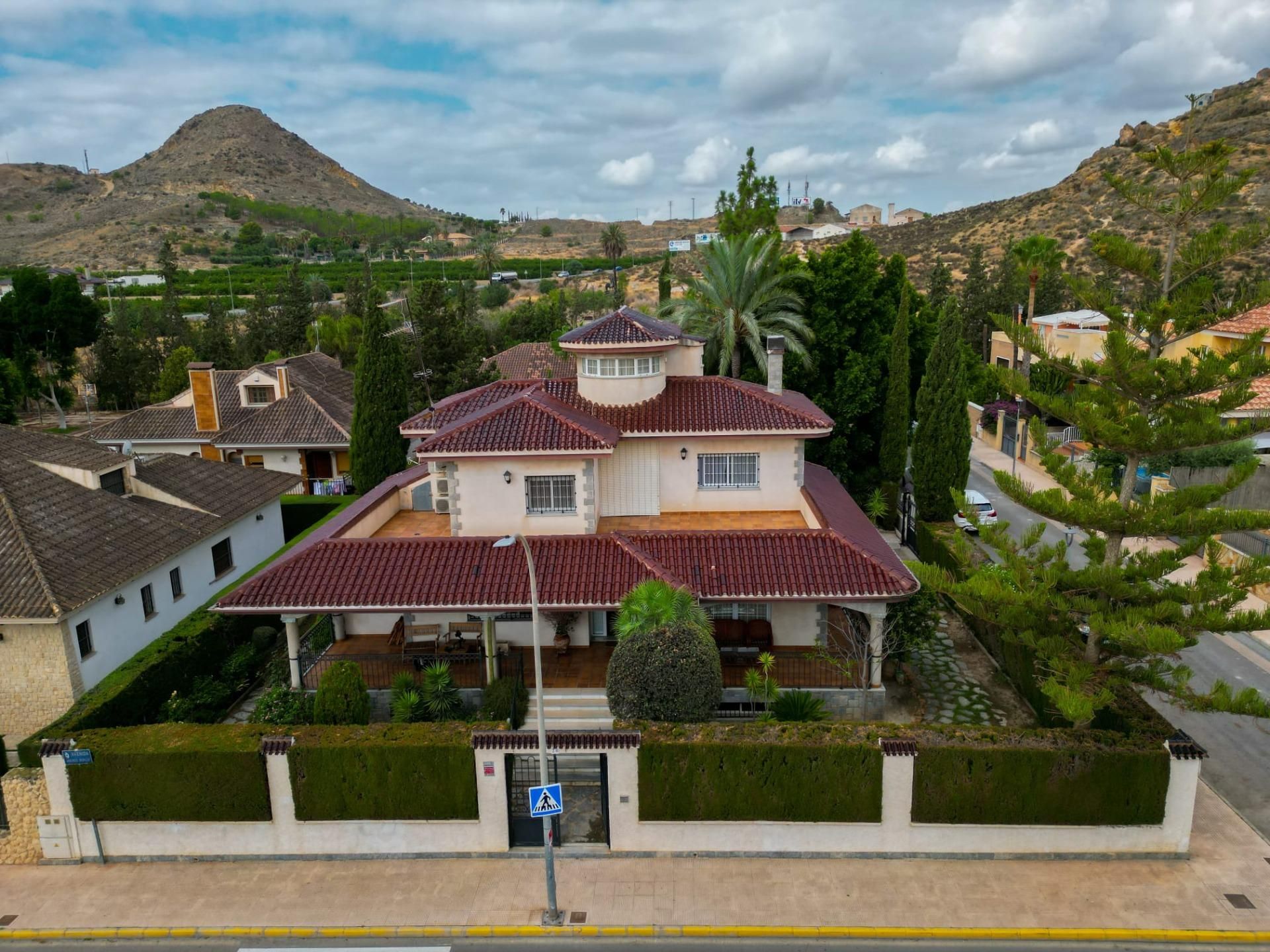 Vista exterior de Casa o xalet en venda en Santomera amb Calefacció, Jardí privat i Terrassa