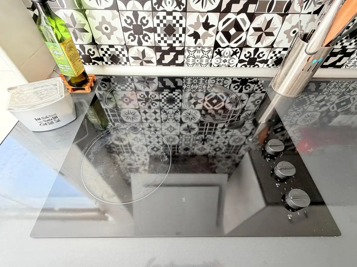 Cocina de Piso de alquiler en Cartagena con Aire acondicionado, Amueblado y Horno