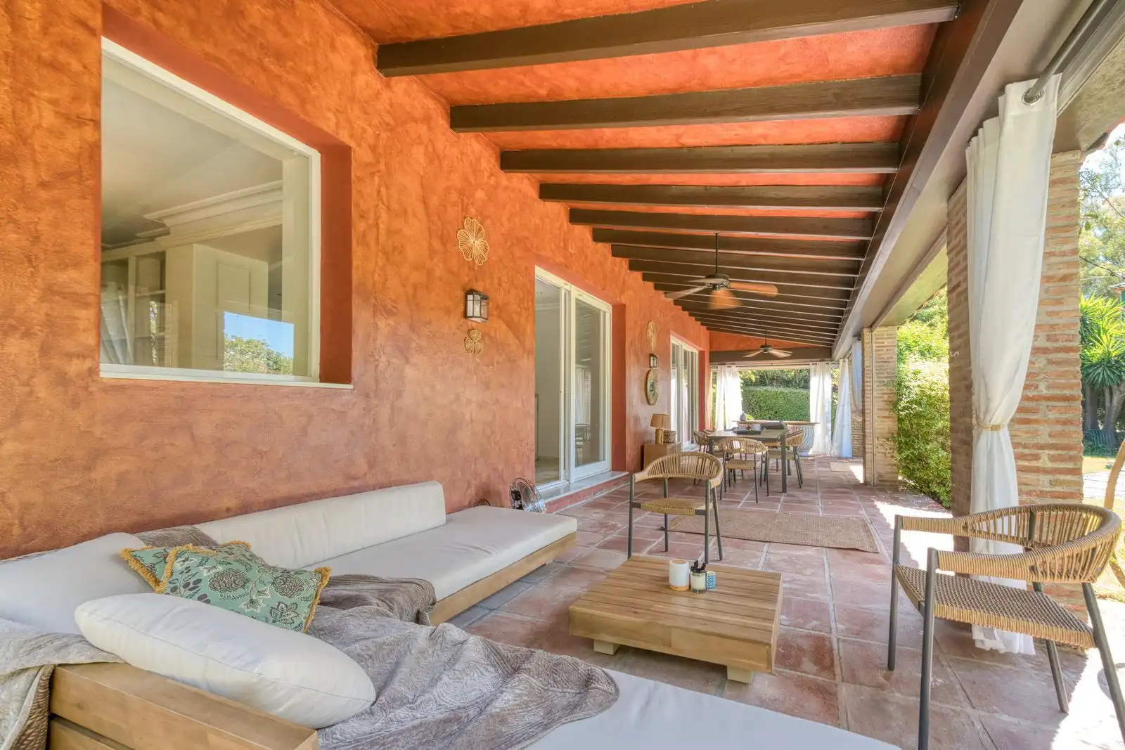 Terrace of Houses for rent in Marbella  with Air Conditioner, Private garden and Swimming Pool