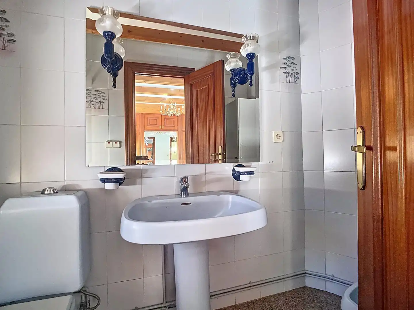 Baño de Finca rústica en venta en Tibi con Jardín privado, Terraza y Trastero