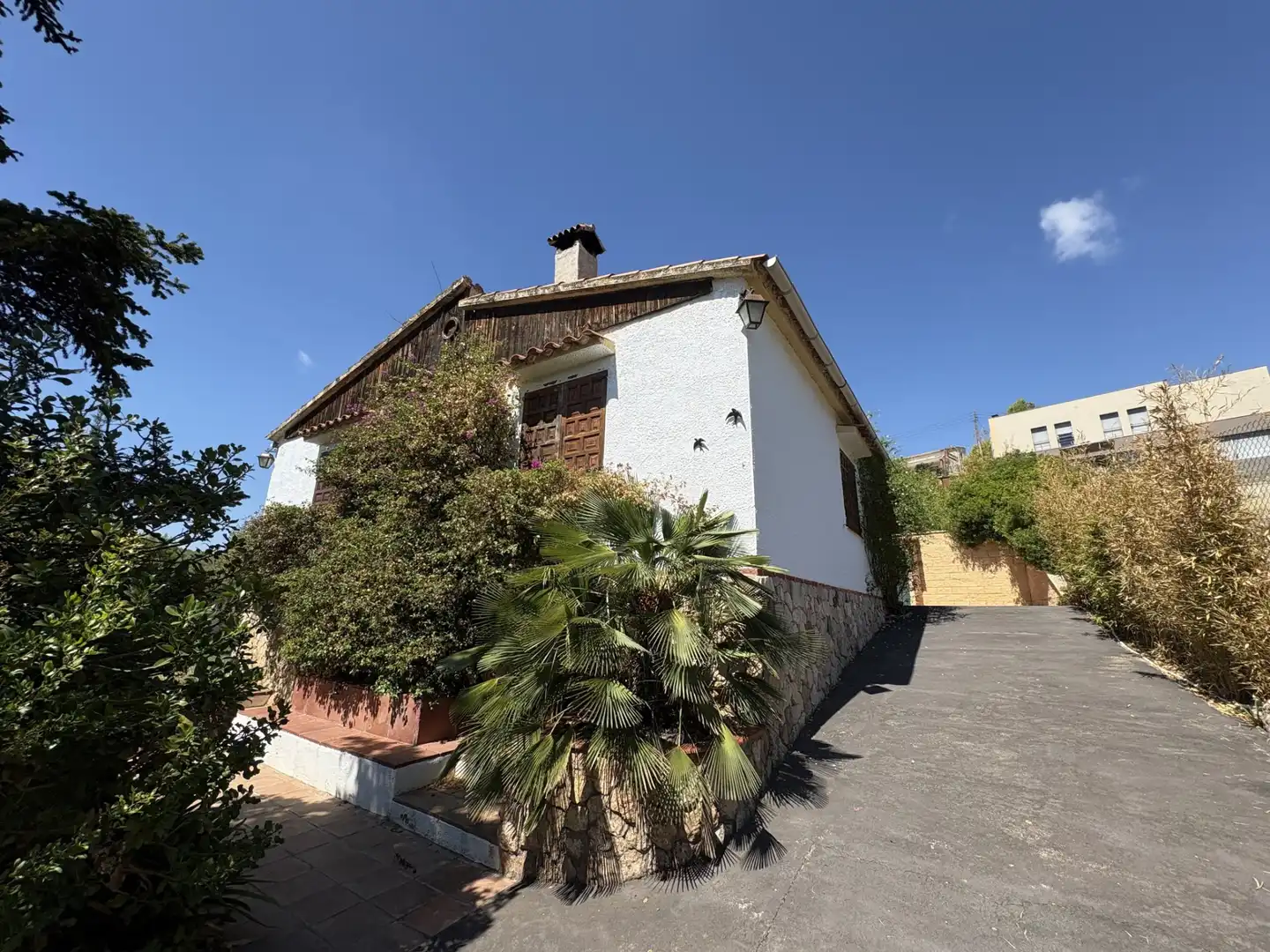 Vista exterior de Casa o chalet en venta en Vespella de Gaià con Jardín privado, Piscina y Amueblado