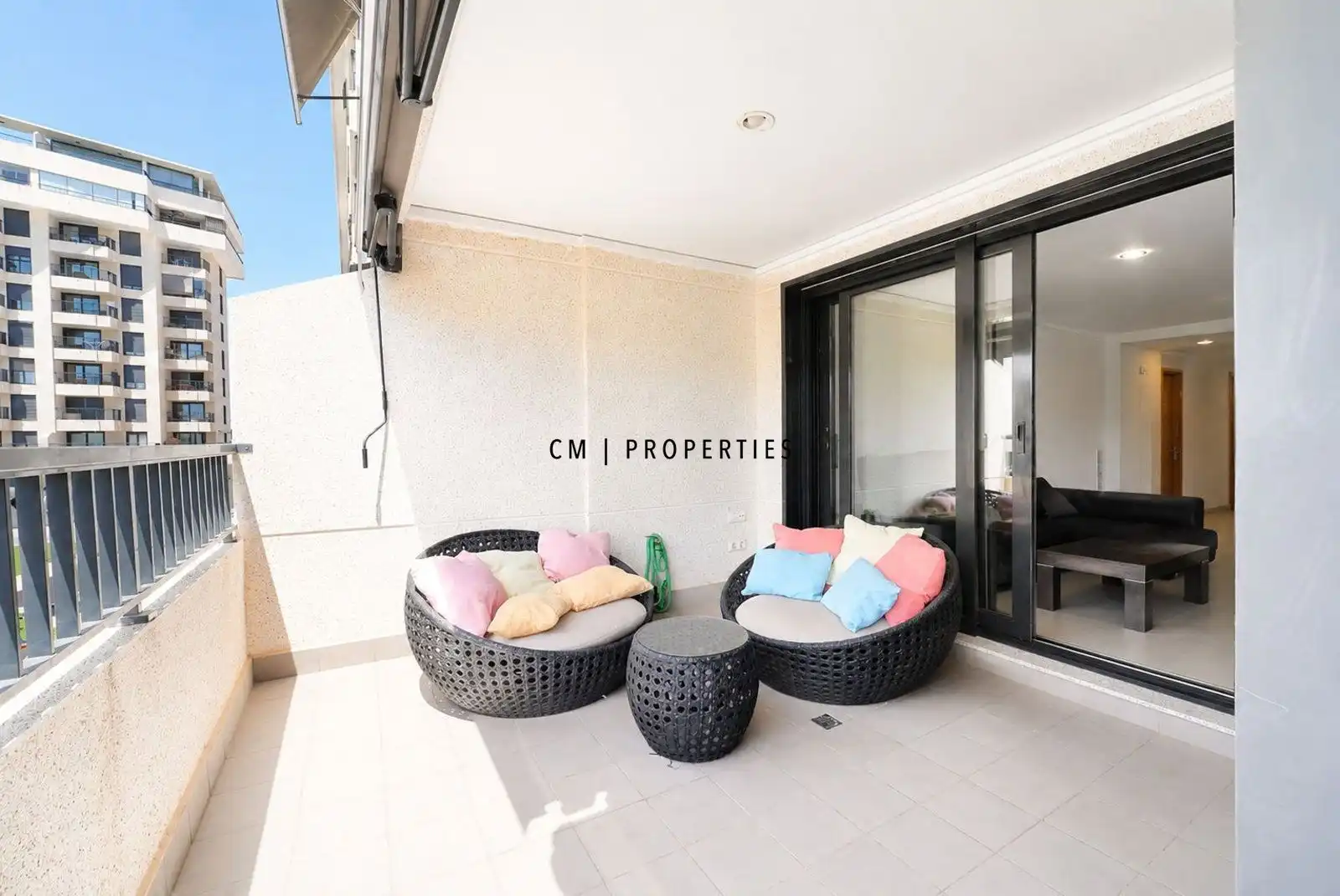 Terrasse von Wohnung zur Miete in Alboraya mit Klimaanlage, Heizung und Terrasse