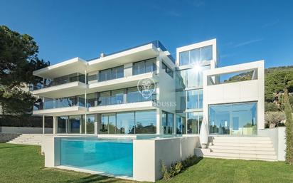 Vista exterior de Casa o xalet en venda en  Barcelona Capital amb Aire condicionat, Calefacció i Jardí privat