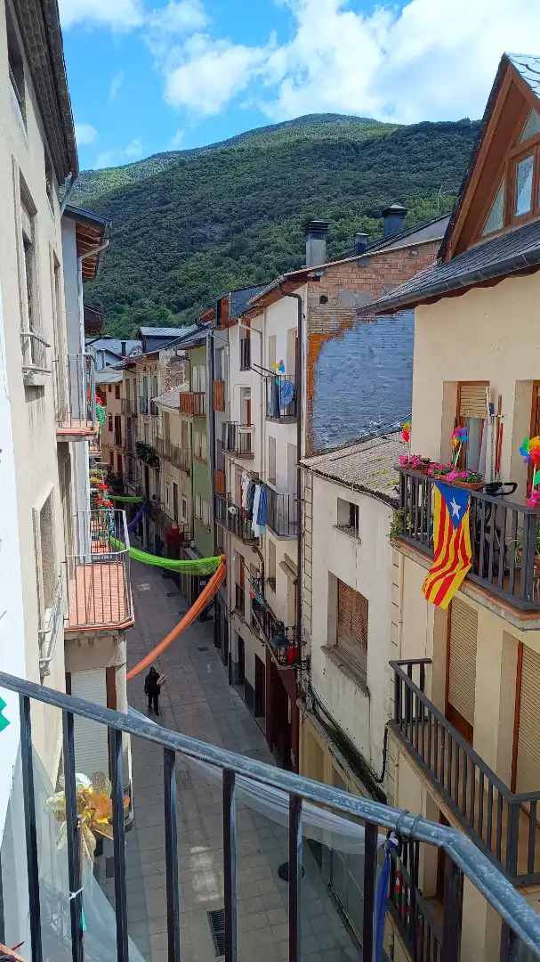 Balcony of Flat for sale in Sort  with Heating, Furnished and Oven