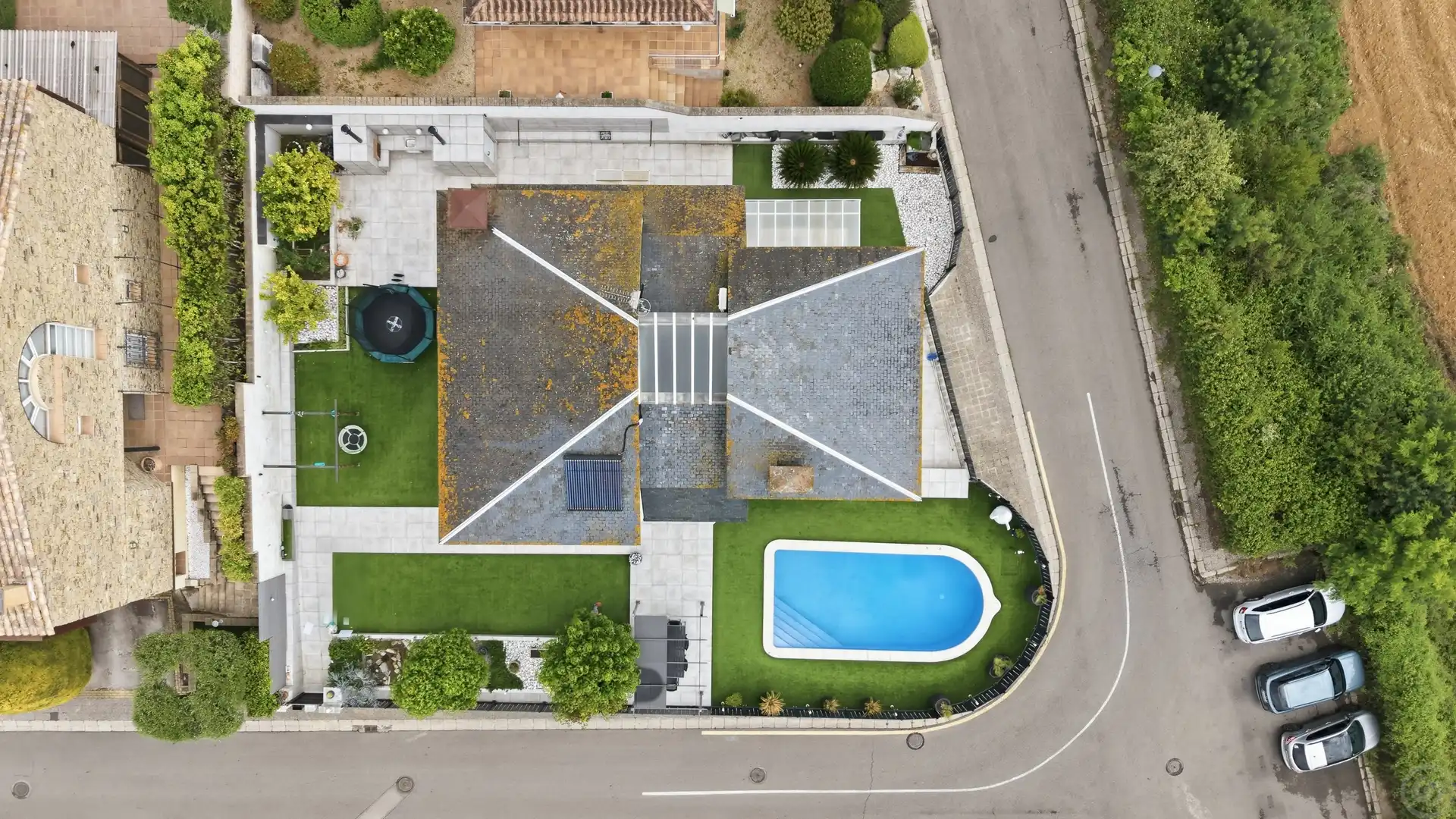 Außenansicht von Haus oder Chalet zum Verkauf in Girona mit Terrasse und Schwimmbad