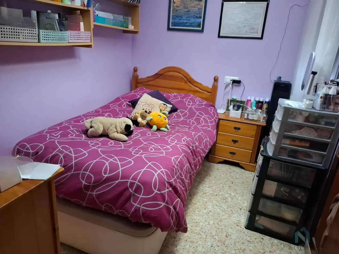 Bedroom of Flat for sale in Silla  with Air Conditioner and Balcony