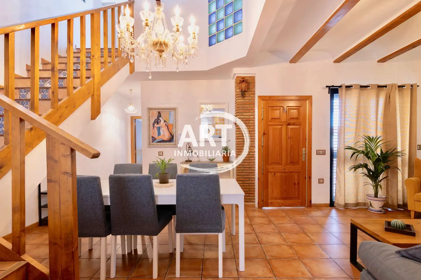 Dining room of Houses for sale in L'Eliana  with Air Conditioner, Heating and Terrace