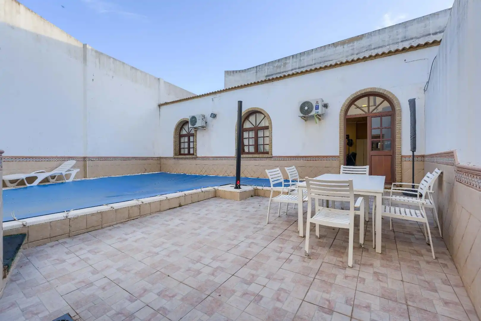 Terraza de Casa adosada en venta en La Palma del Condado con Aire acondicionado, Calefacción y Terraza