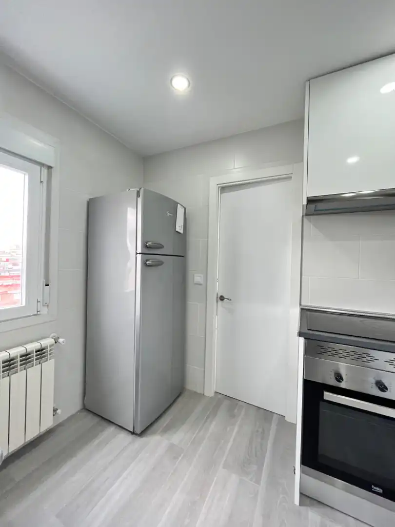 Kitchen of Flat for sale in Madrid  with Heating, Terrace and Furnished