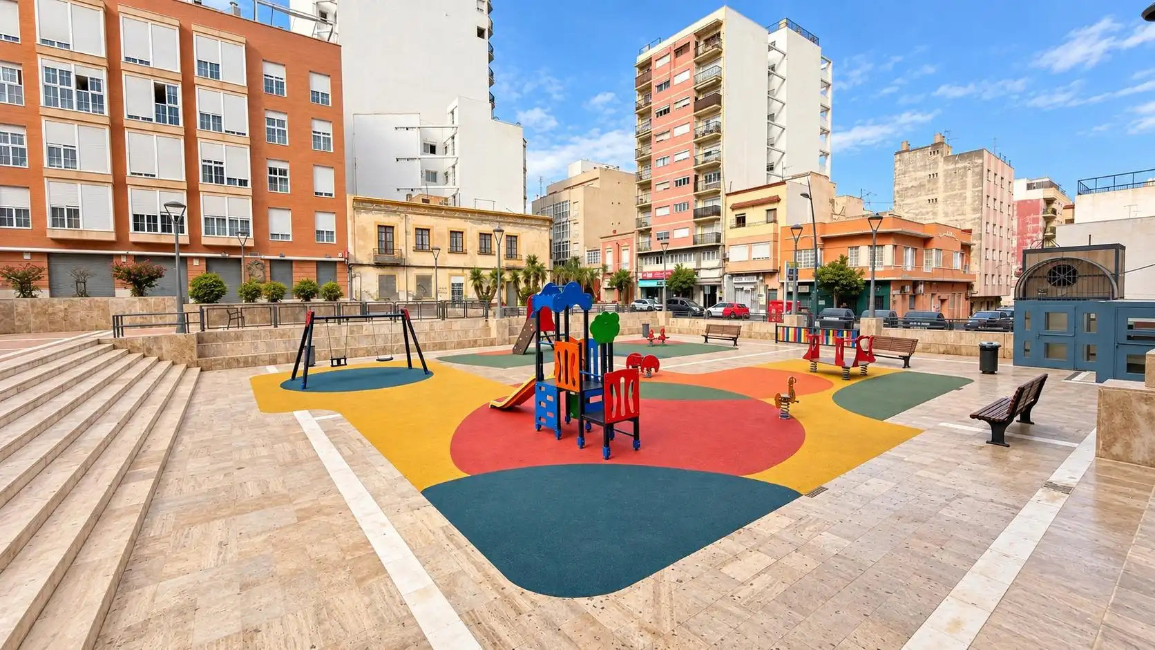 Vista exterior de Piso en venta en Plaza de Toros - Santa Rita