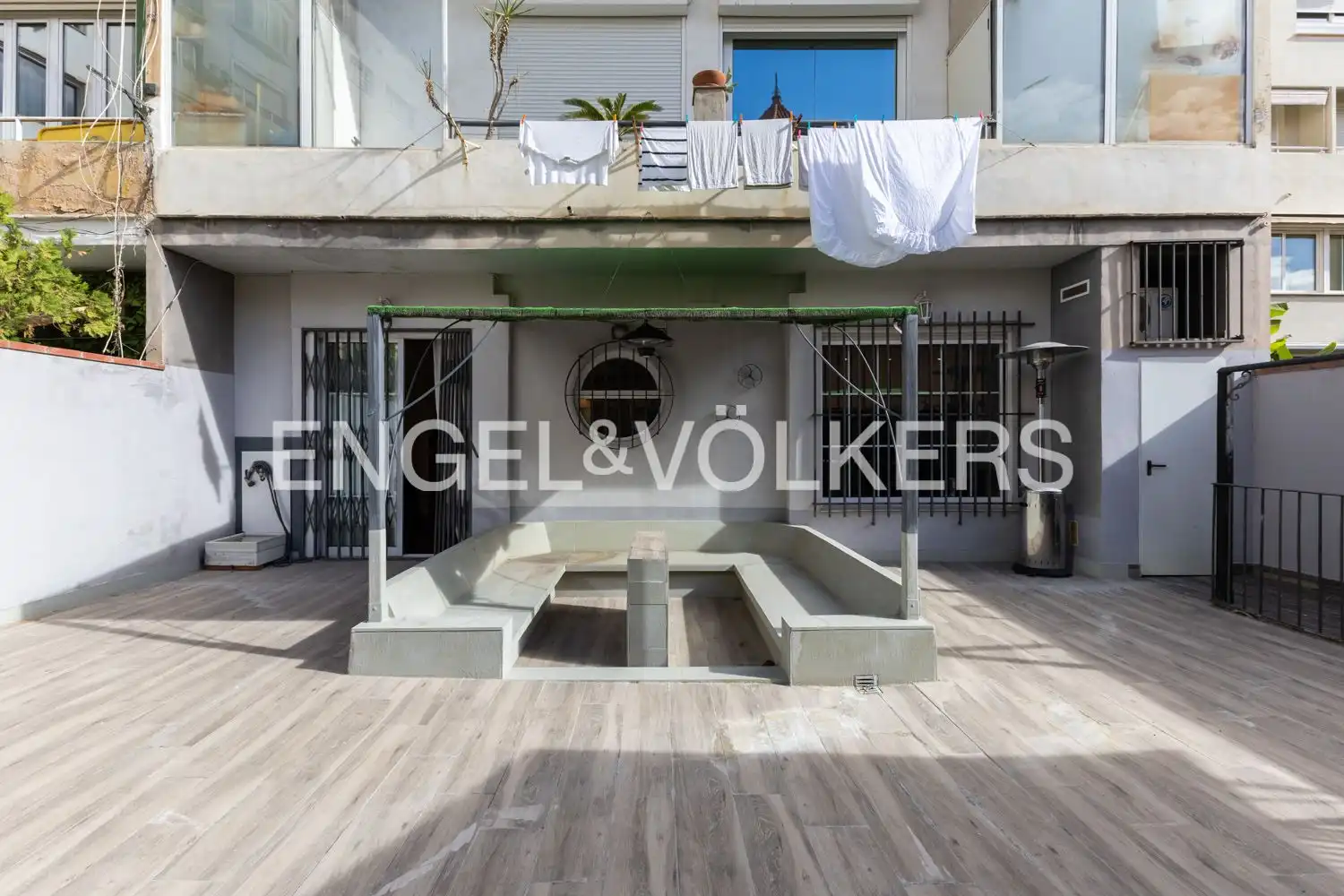 Terrace of Flat for rent in Valencia  with Air Conditioner, Heating and Terrace
