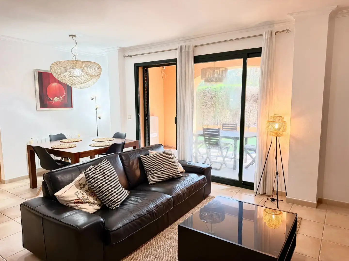 Sala d'estar de Planta baixa de lloguer en Llucmajor amb Aire condicionat, Calefacció i Jardí privat