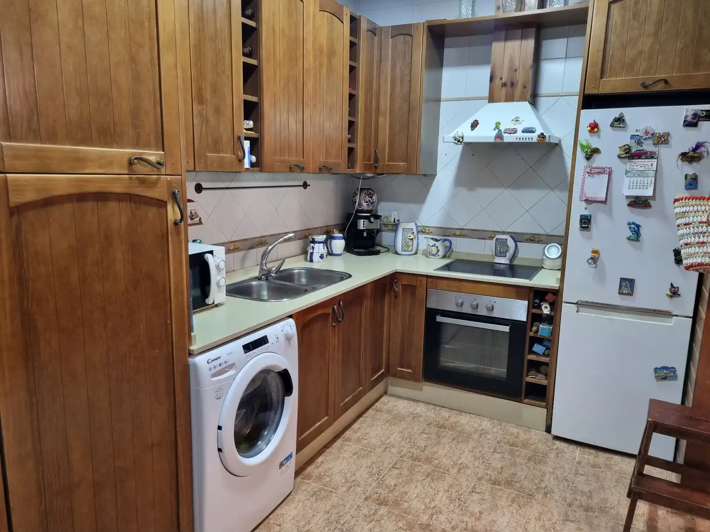 Kitchen of Flat for sale in Cádiz  with Furnished, Oven and Washing machine