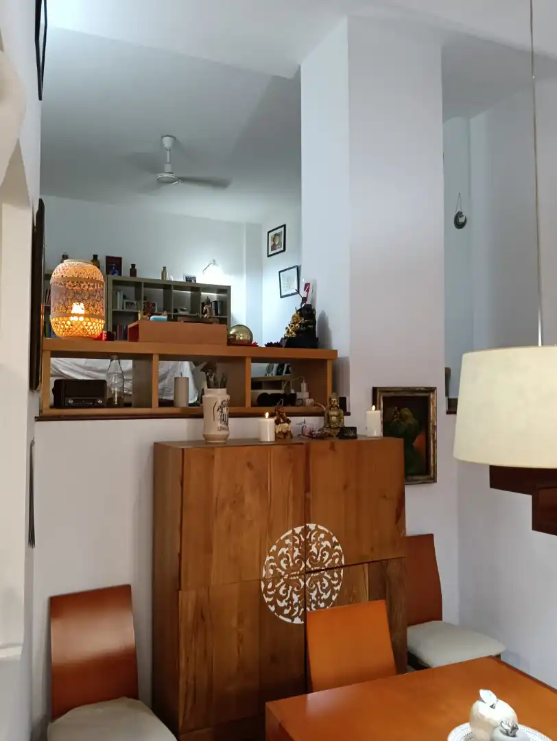 Sala de estar de Estudio de alquiler en Xàtiva con Aire acondicionado, Calefacción y Parquet