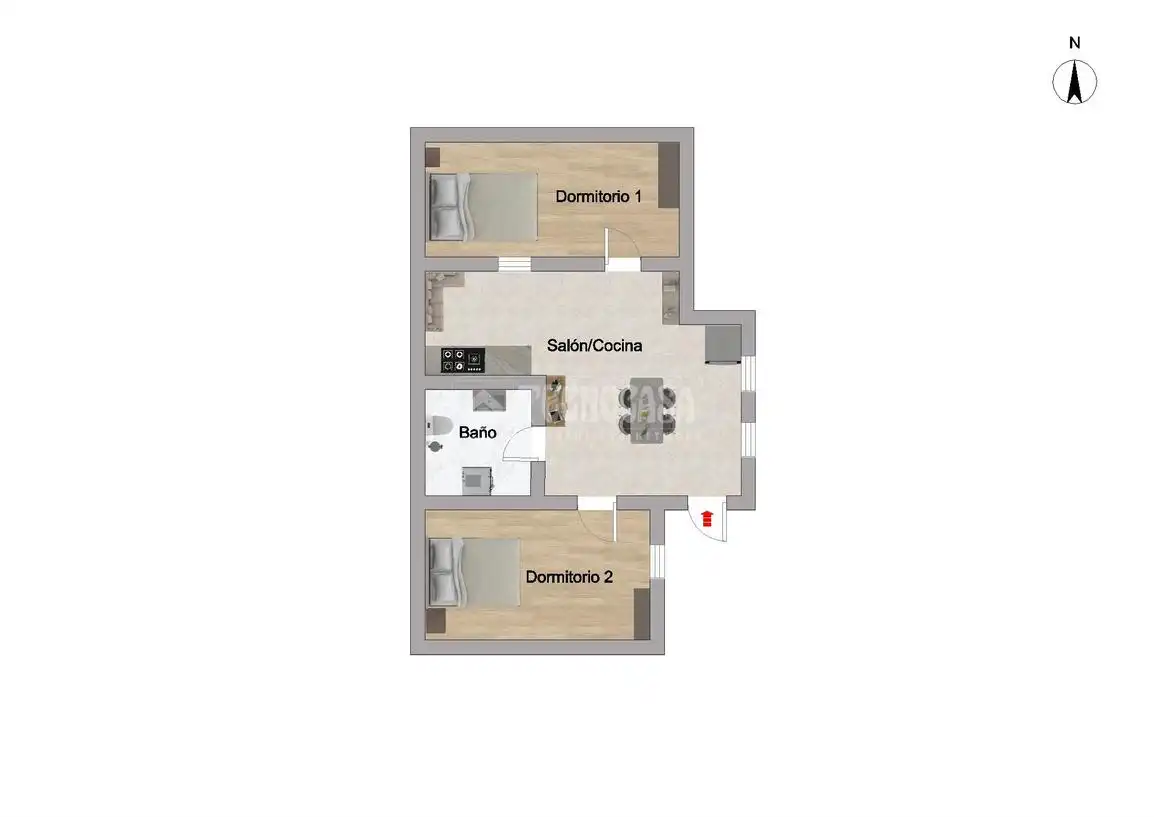 Wohnung zum Verkauf in Casco Histórico