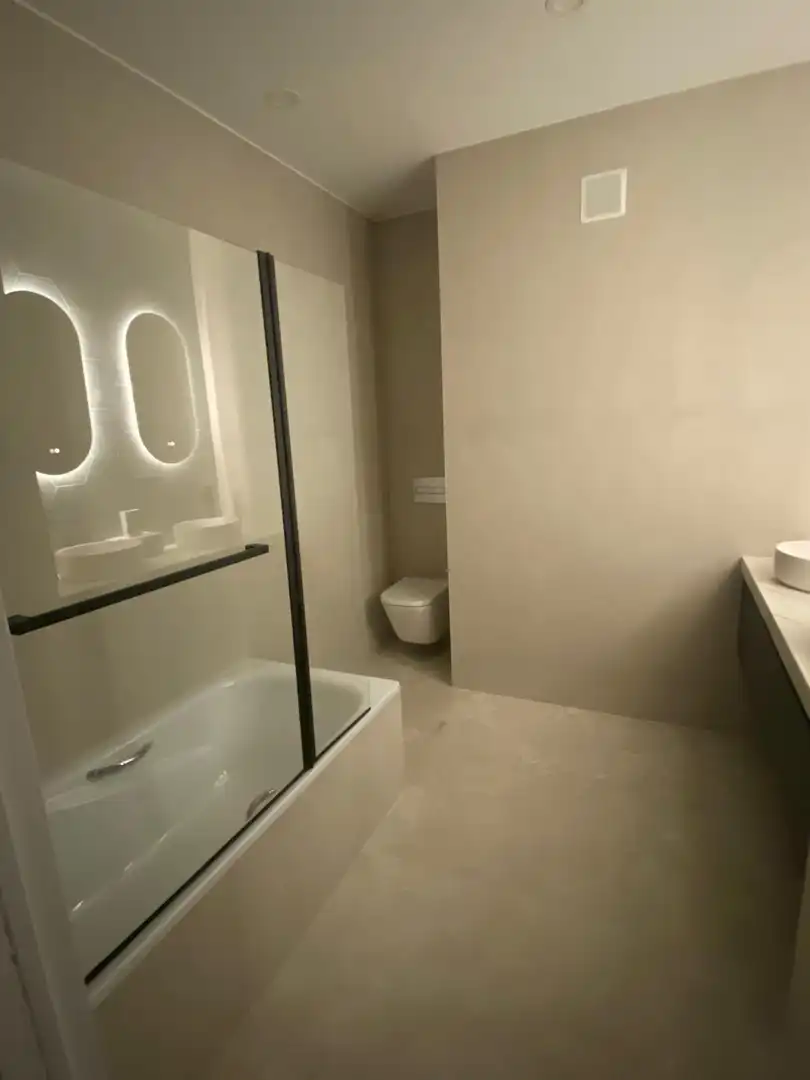 Bathroom of Flat for rent in Getxo   with Heating, Terrace and Furnished