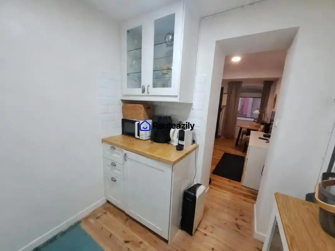 Cocina de Estudio de alquiler en Madrid con Amueblado y Se aceptan mascotas