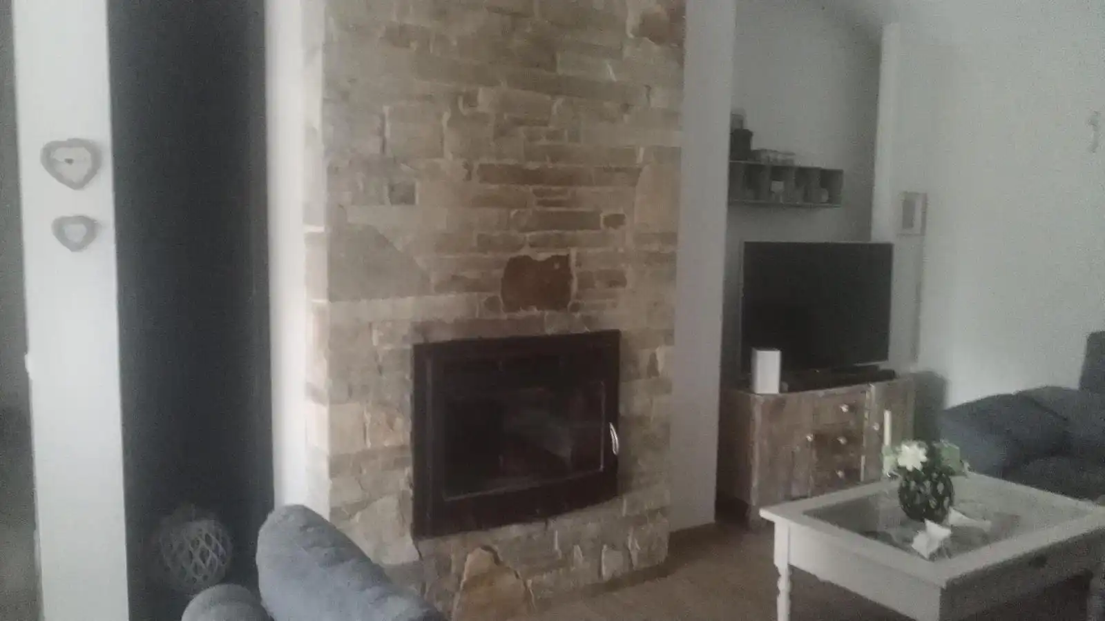 Sala de estar de Finca rústica en venta en Lugo con Jardín privado y Amueblado